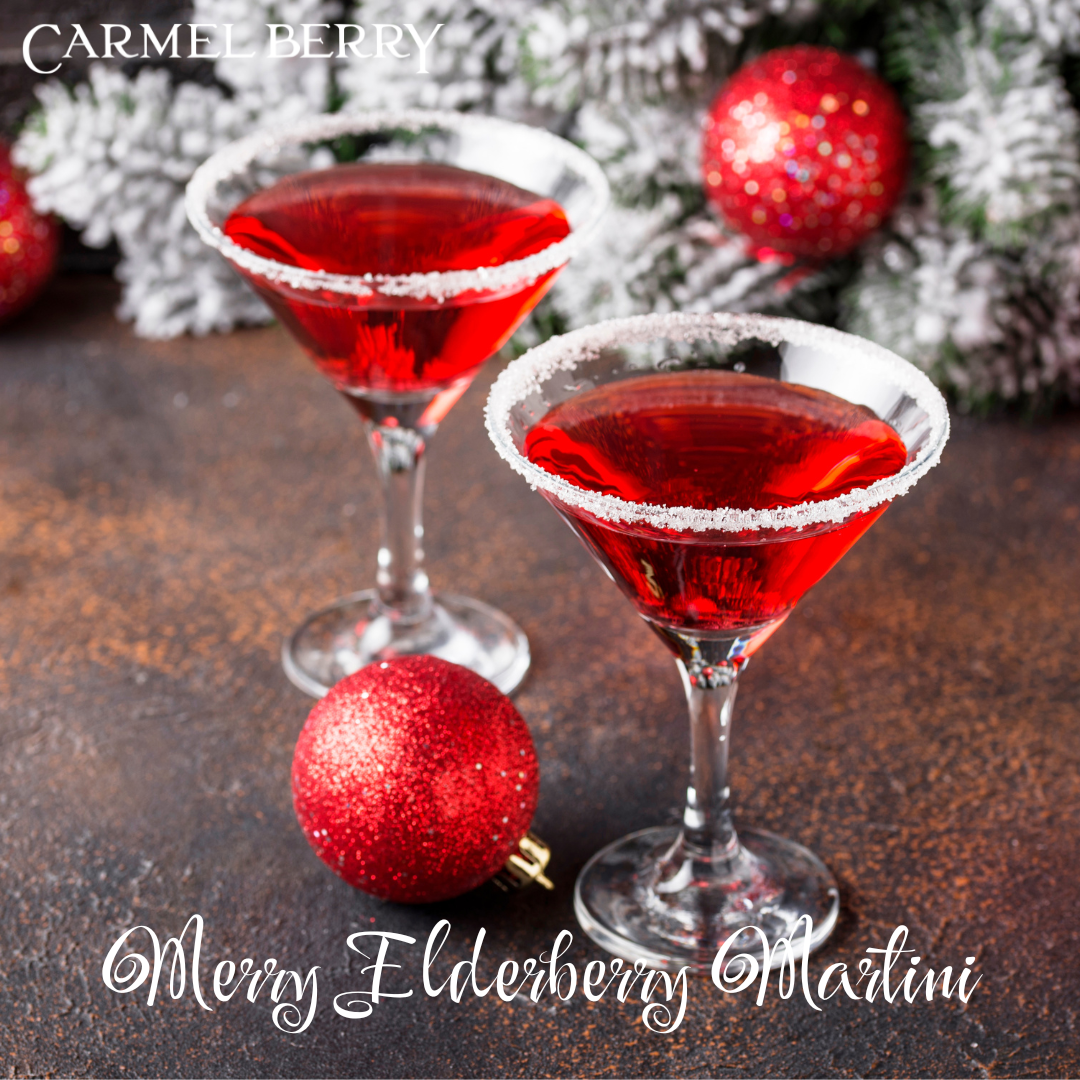 Merry Elderberry Martini