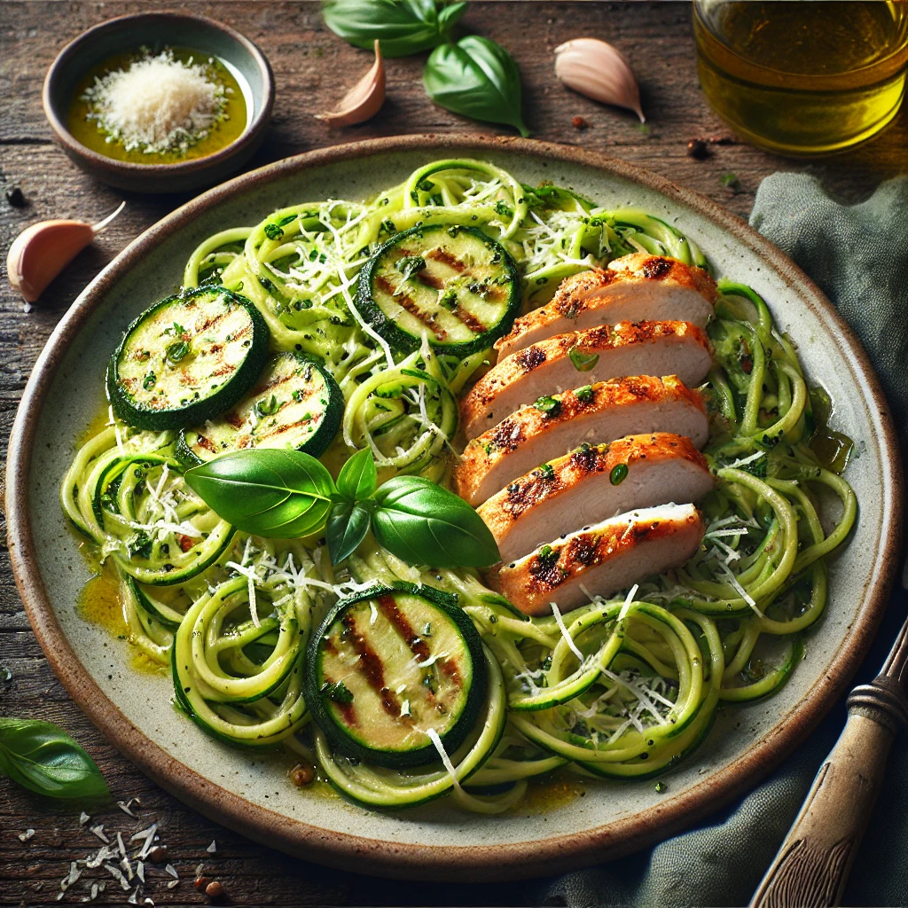 Image of Zucchini Noodles with Italian Herbs (Diabetic-Friendly Recipe)