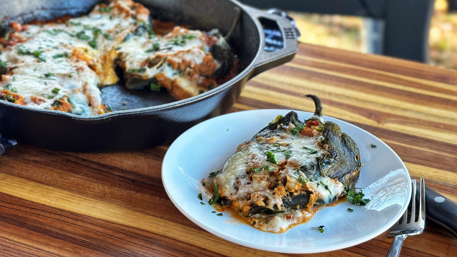 Image of Stuffed Poblano Peppers