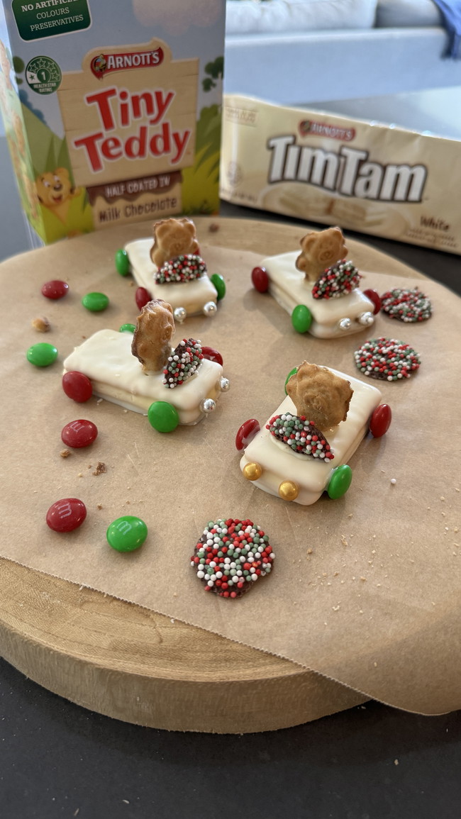 The Cutest Christmas Tim Tam Cars