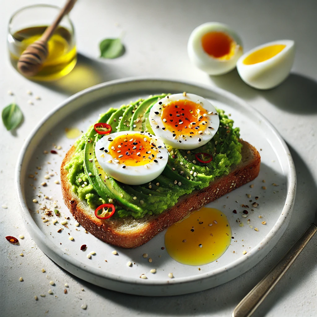 Image of Smashed Avocado Toast with Egg Recipe (Diabetic friendly)