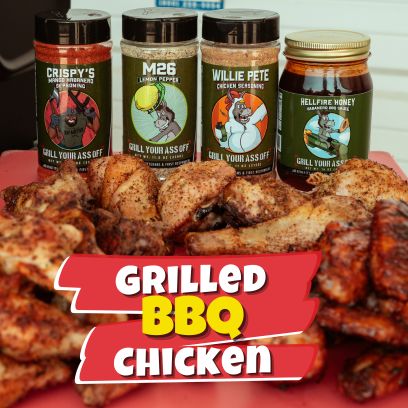 Image of Grilled BBQ Chicken Wings & Drumsticks