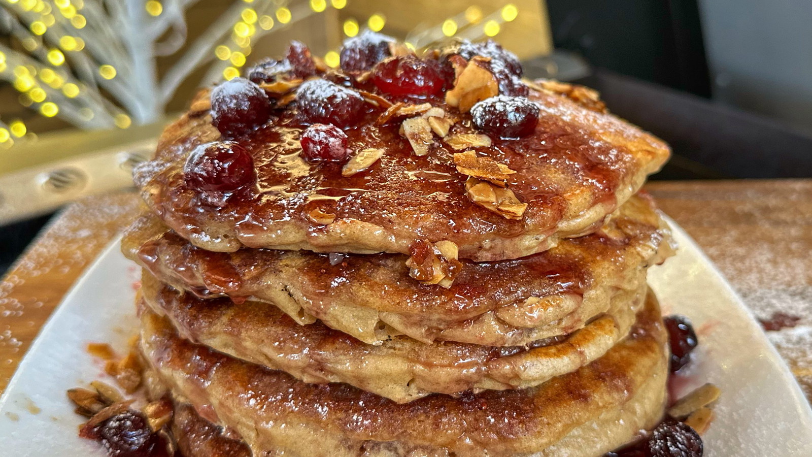 Image of Cranberry Almond Flapjacks