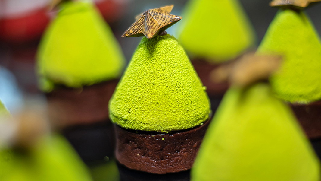 Image of Christmas Tree Chocolate Tart