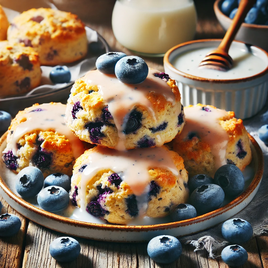 Image of Soft Blueberry Breakfast Biscuits