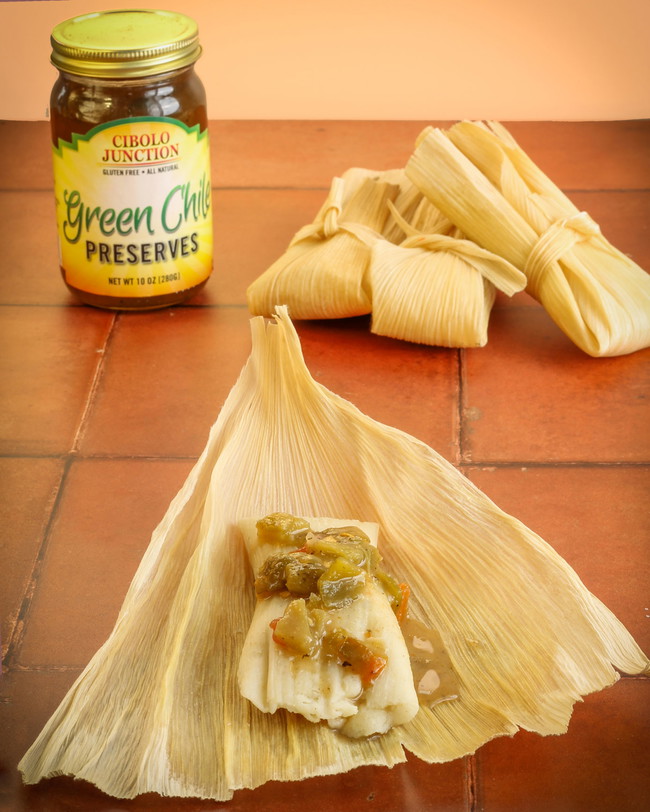 Image of Cheese Green Chile Tamales