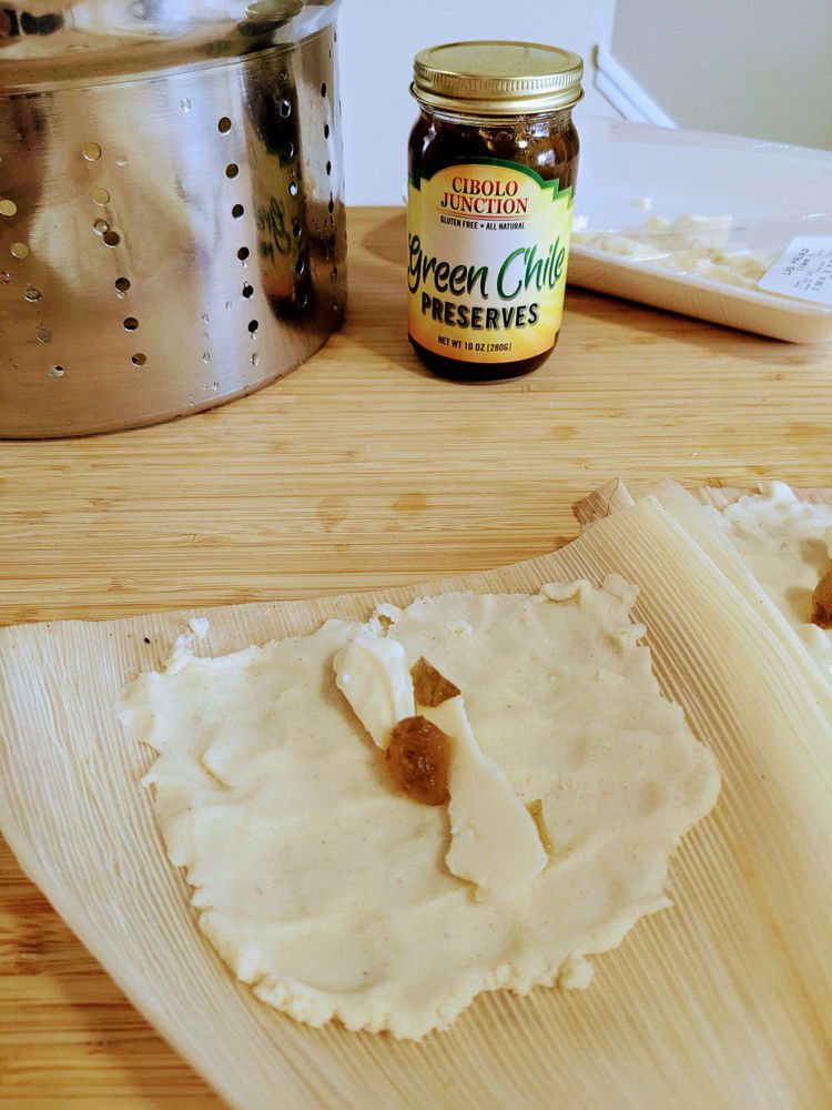 Image of Assemble the Tamales. Drain and pat dry the soaked corn...