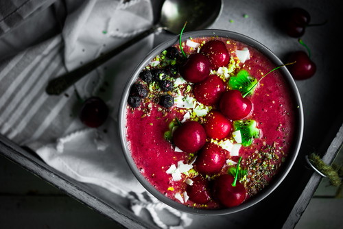 Berries & Cherry Smoothie Bowl