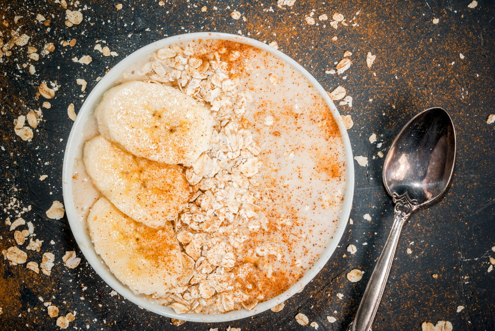 Oat Banana Smoothie Bowl