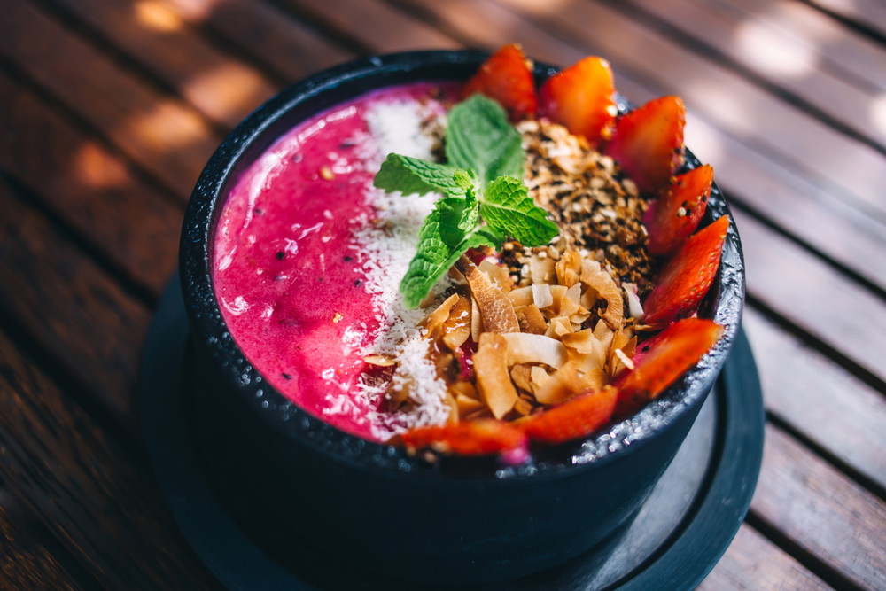 Three Fruit Smoothie Bowl