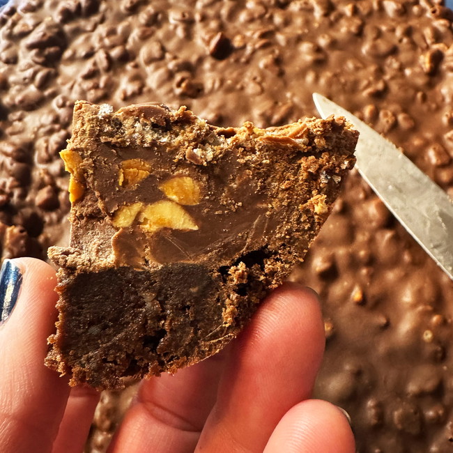 Image of Peanut Butter Cup Crunch Brownies