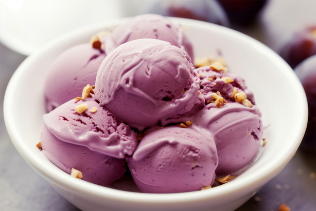 Image of Blueberry & Crackers Gelato 