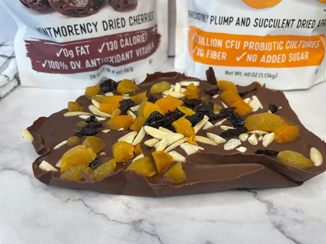 Image of Healthy Chocolate Fudge with Dried Fruit