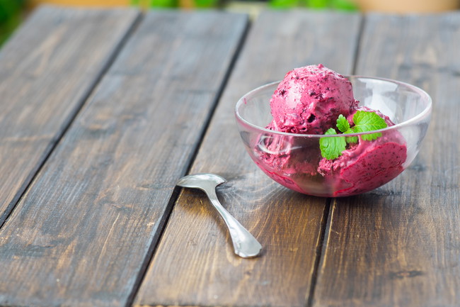 Blueberry Protein Sorbet
