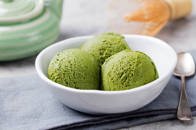 Matcha Green Tea Protein Sorbet