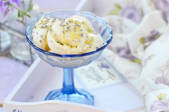 Lavender Honey Protein Sorbet