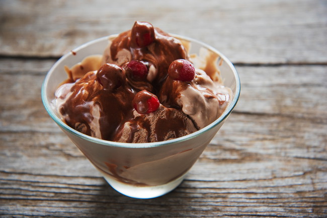 Chocolate Cherry Jubilee Gelato