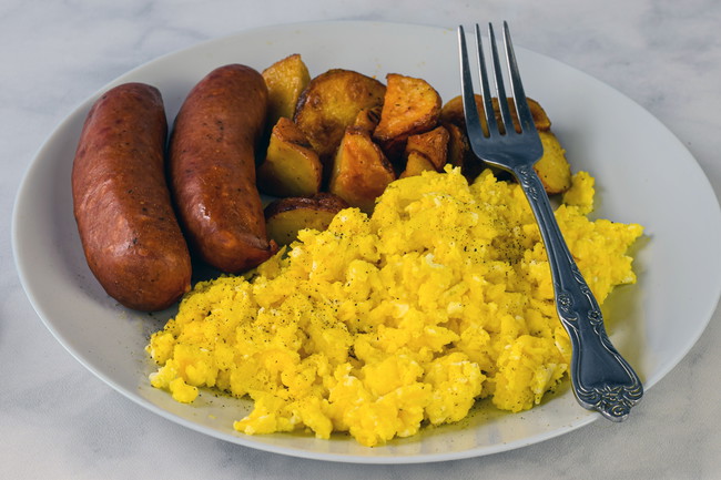 Kielbasa Egg Scramble