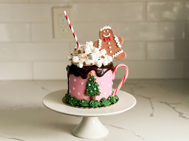 Image of Kootek Chocolate Peppermint Mug of Hot Cocoa Cake