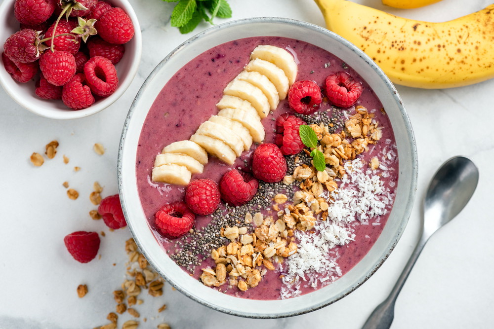Fruity Coffee Smoothie Bowl