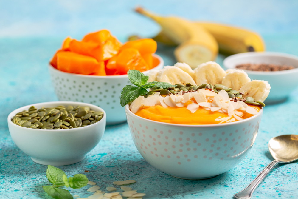Pumpkin & Banana Smoothie Bowl