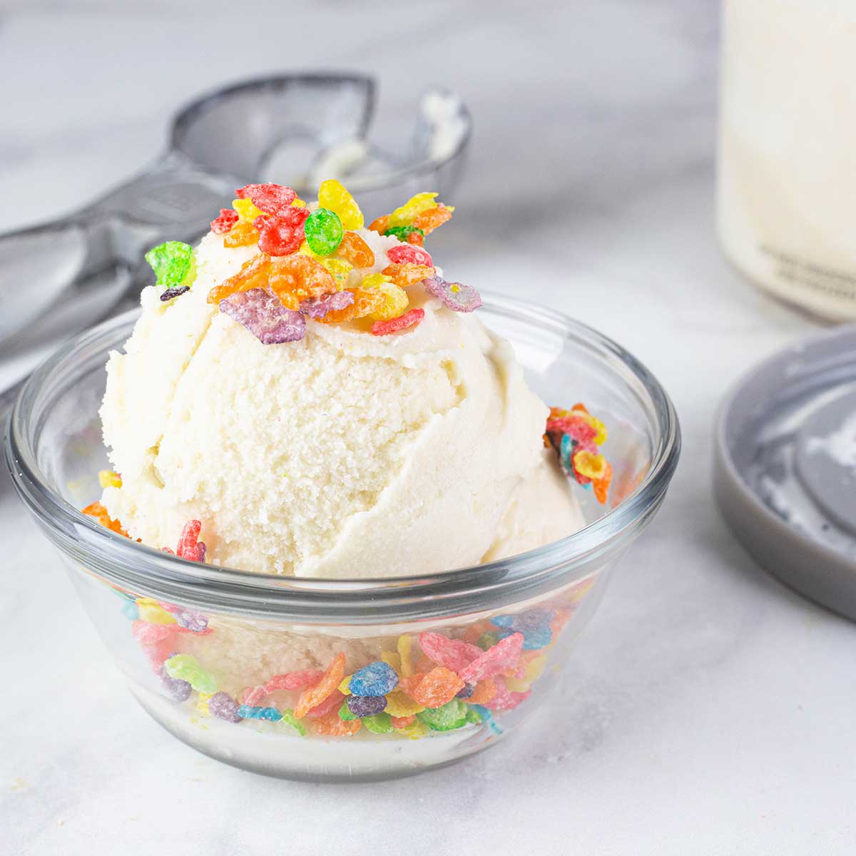Fruity Cereal Ice Cream