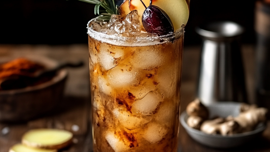 Image of Humo del Invierno – Ein rauchiger Wintercocktail mit Rumlikör