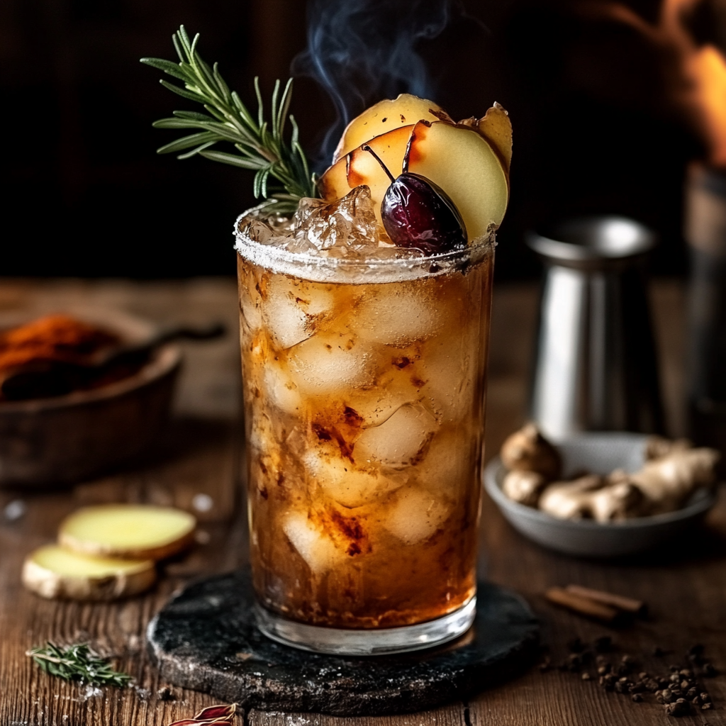 Humo del Invierno – Ein rauchiger Wintercocktail mit Rumlikör