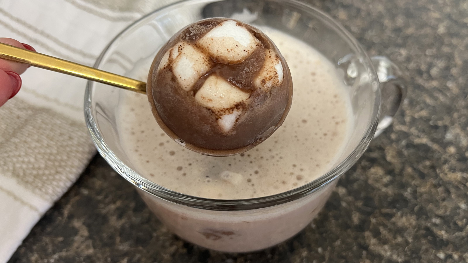 Image of Hazelnut Collagen Hot Cocoa Bombs