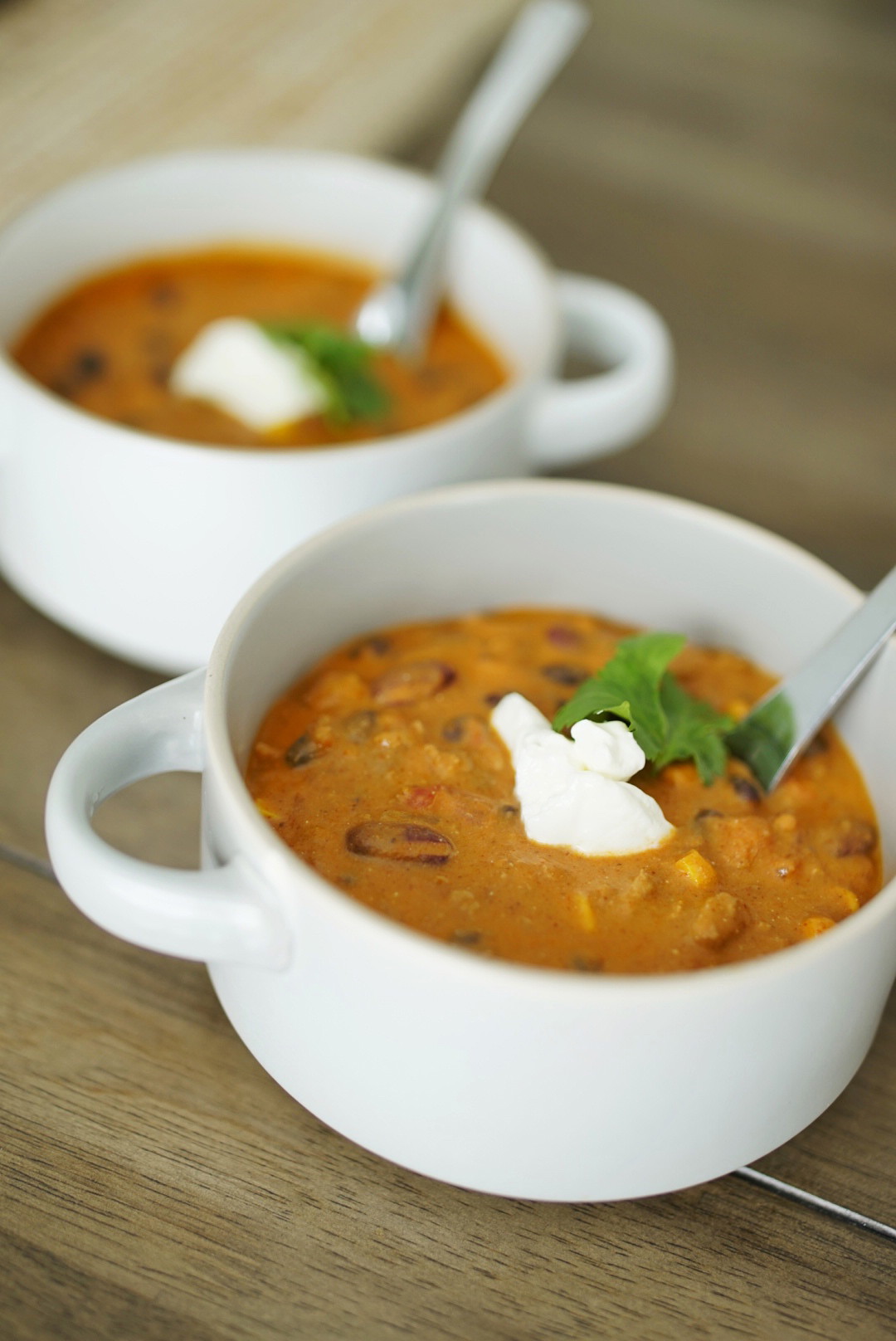 Creamy Turkey Chili