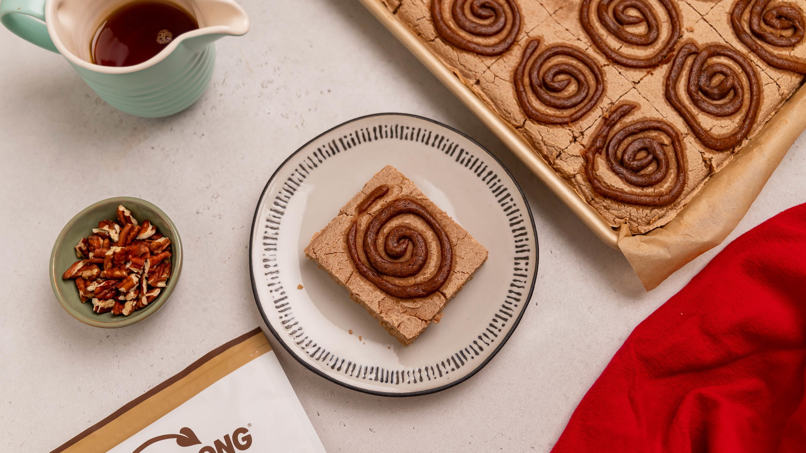 Image of Cinnamon Roll Sheet Pan Pancakes