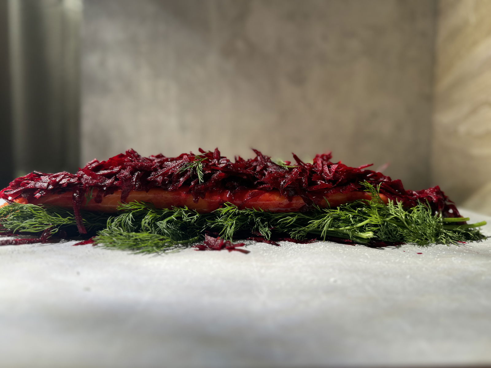 Image of Beet-Cured Steelhead Lox