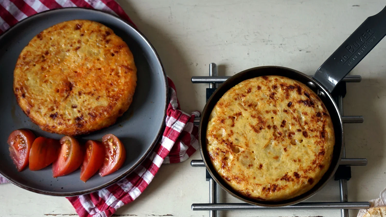 Image of Tortillas de patatas individuales: el clásico con una presentación especial