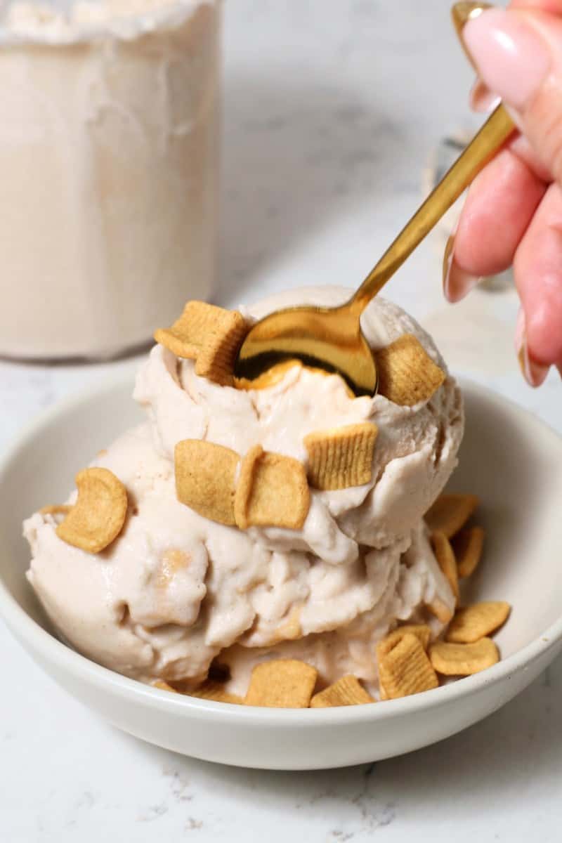 Cinnamon Cereal Milk Ice Cream 