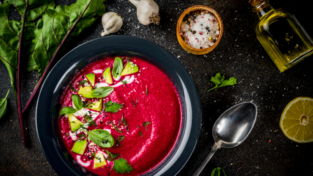 Image of Rote Bete-Suppe mit Kürbis