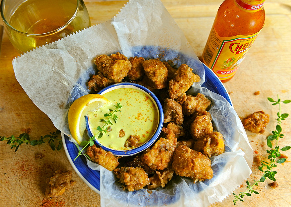 Prairie Oysters "Buffalo Bull Fries" with Herb Lemon Aioli