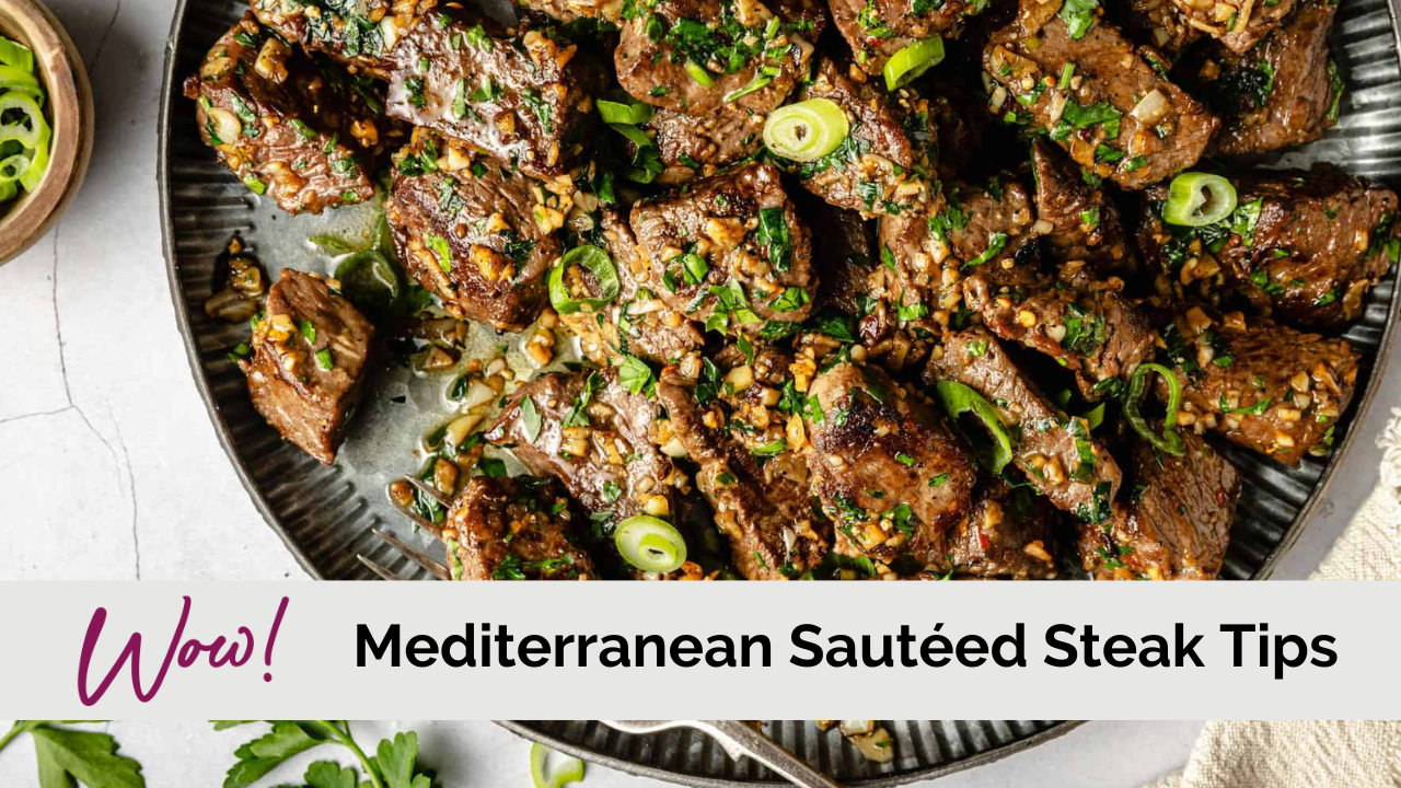 Image of Mediterranean Sautéed Steak Tips