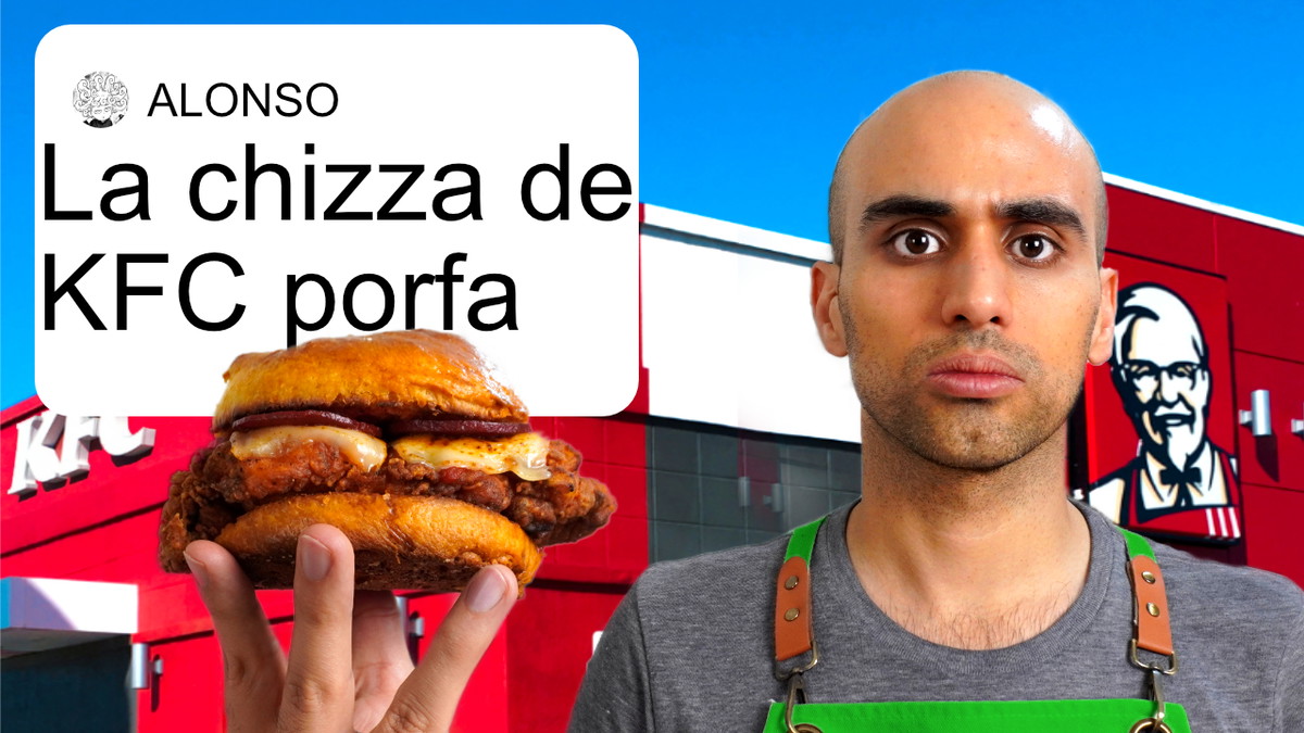 El sandwich chizza de KFC