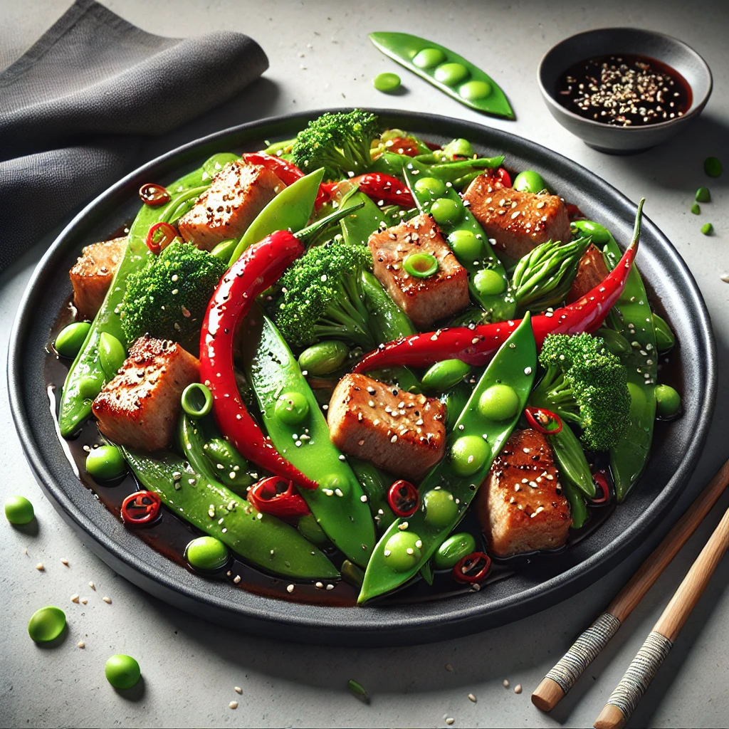 Image of Pork and Vegetable Stir-Fry