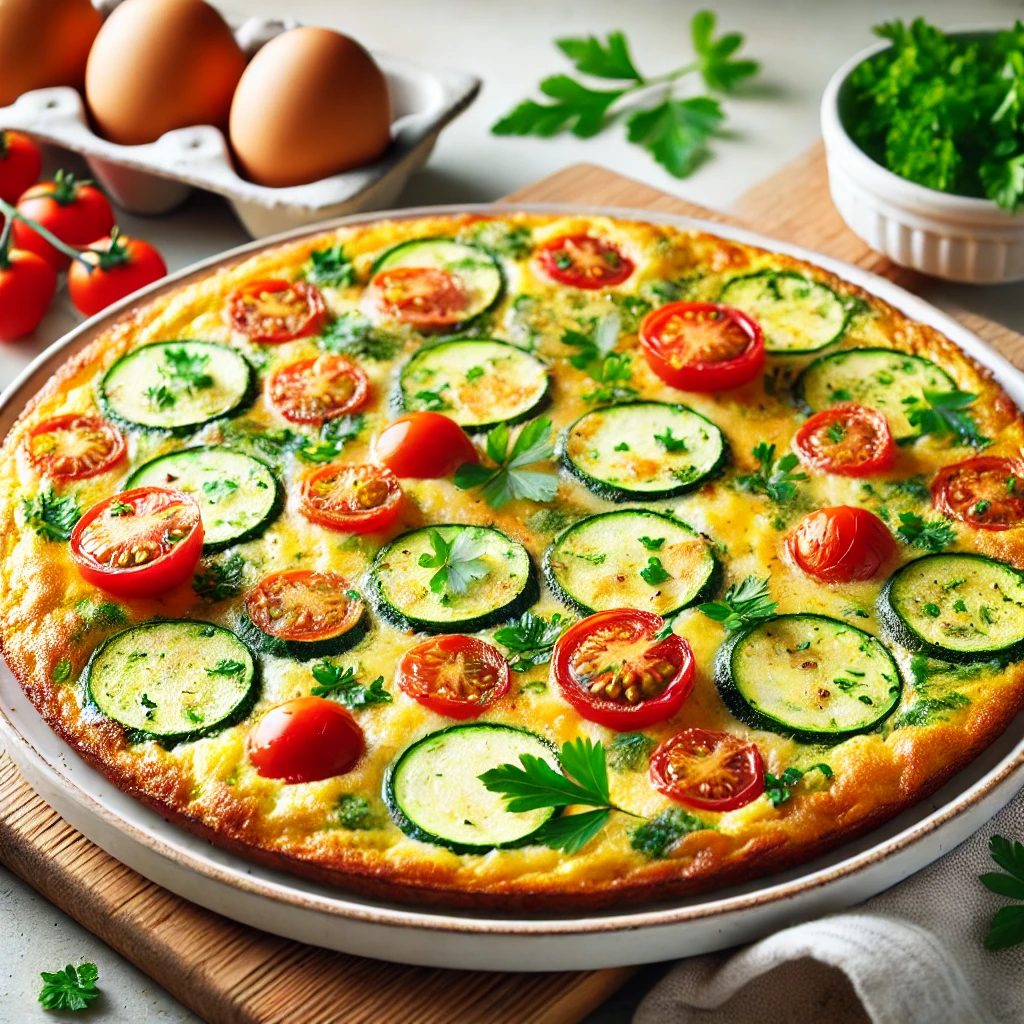 Image of Zucchini & Tomato Frittata