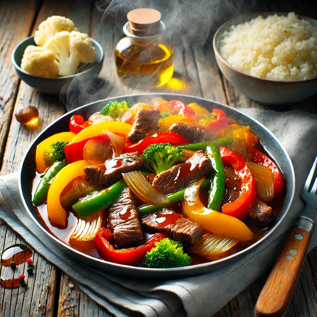 Image of Beef and Bell Pepper Stir-Fry