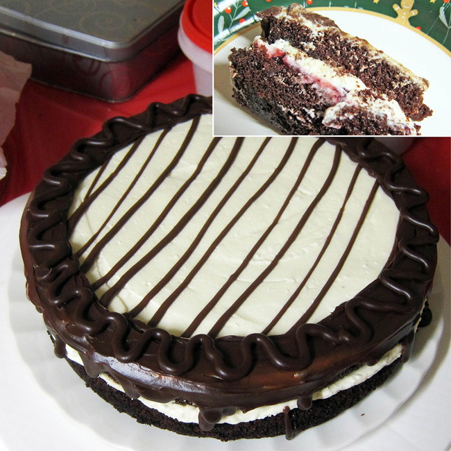 Image of Christmas Chocolate Cake