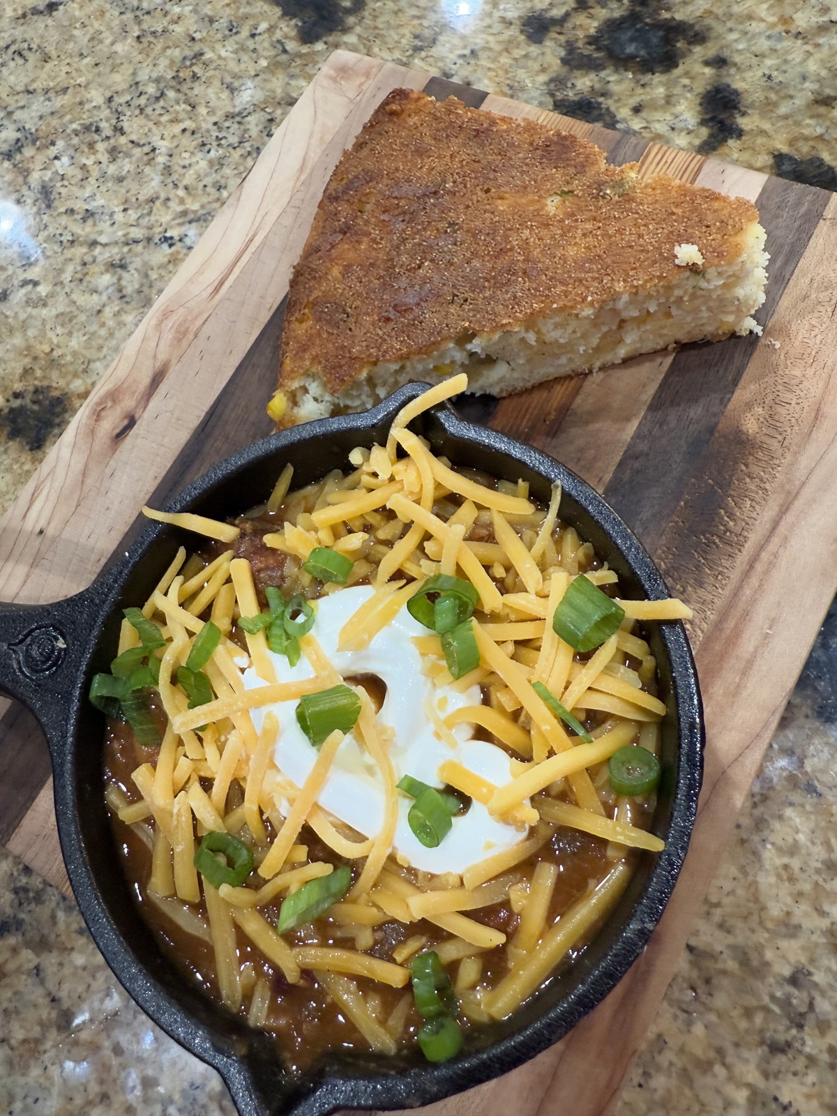 The Best Smoked Venison Chili and Homemade Cornbread!