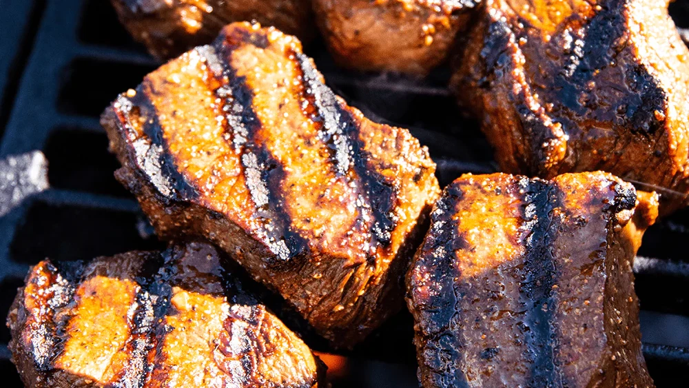 Image of Grilled Venison Tenderloin Medallions Recipe Using Golden's Cast Iron Grill