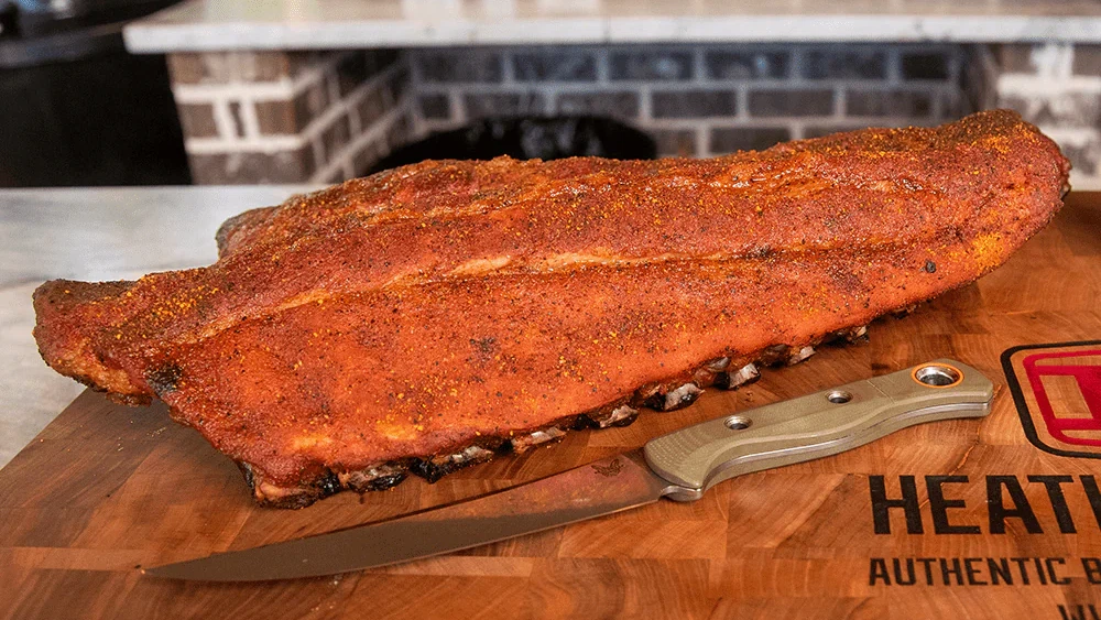 Image of Memphis Style Dry Ribs on the Traeger Timberline 1300