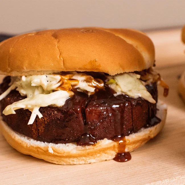 BBQ bologna sandwich