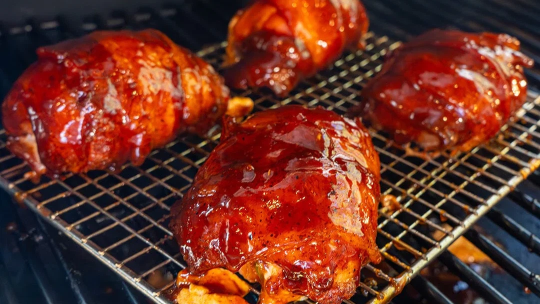 Image of BBQ Bacon Chicken Bombs On the Traeger Ironwood XL