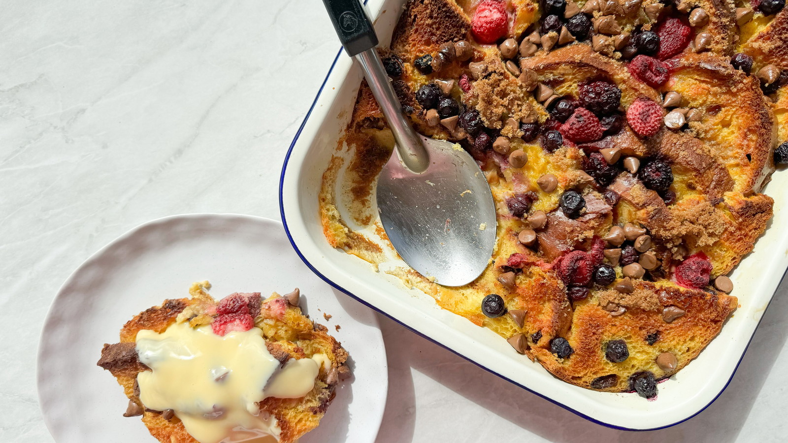 Image of Panettone Bread and Butter Pudding