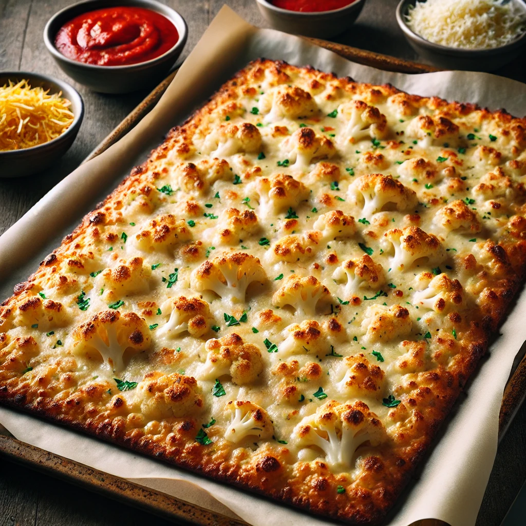 Image of Cauliflower and Parmesan Flatbread