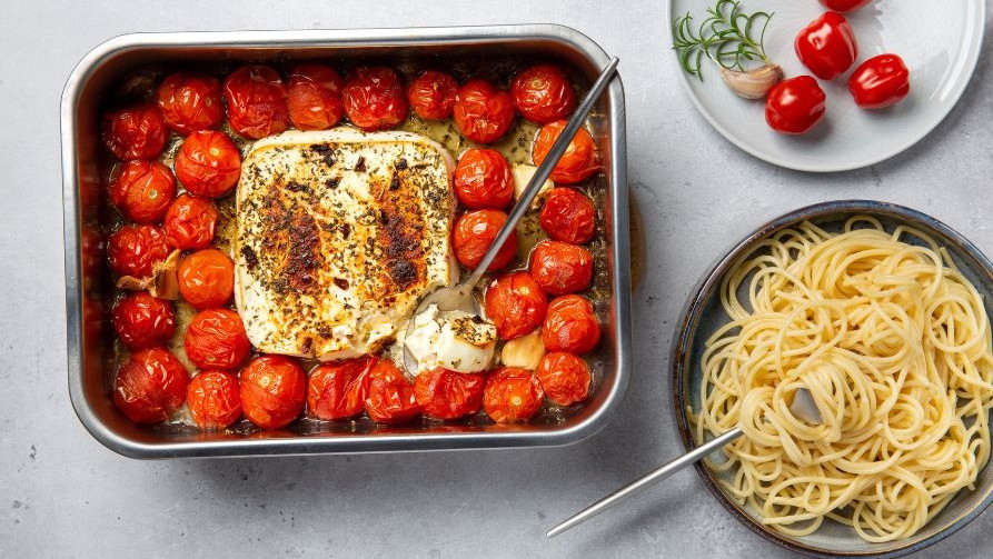 Image of Pâtes aux tomates et à la feta